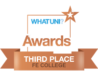 What Uni? Student Choice Awards 2018 Third Place FE College