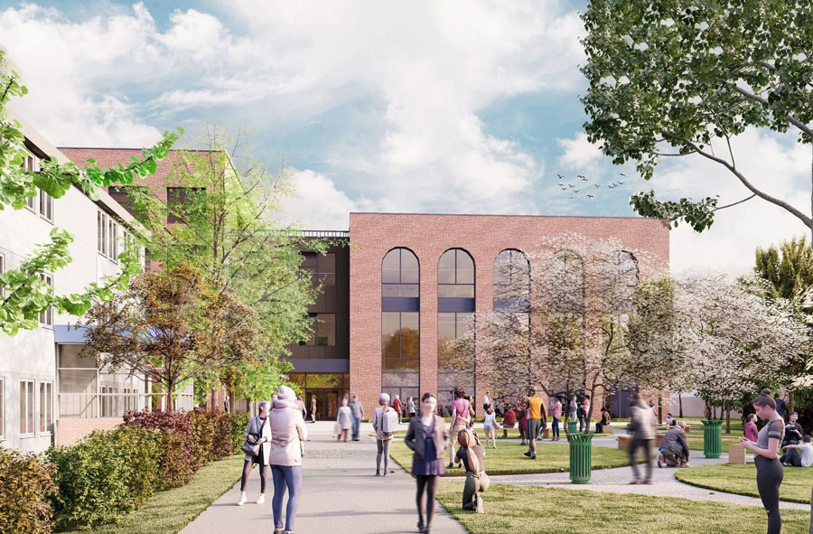 The College submits redevelopment plans for the Lansdowne site