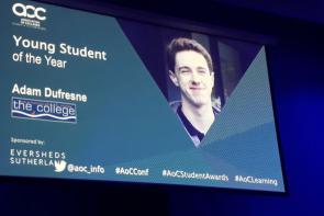 AoC Young Student of the Year Winner
